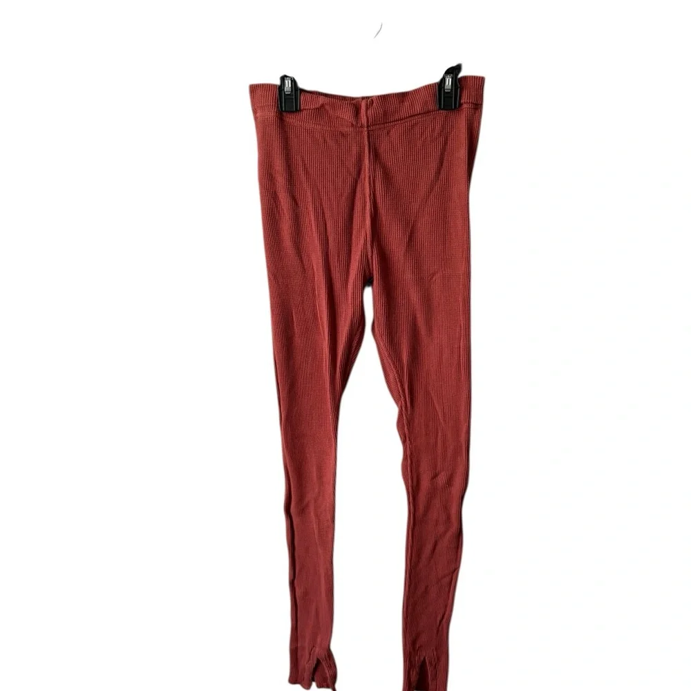 Free People Brown Leggings with Fitted Silhouette